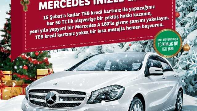 TEB, Yeni Yılda Mercedes A180 Kazandırıyor