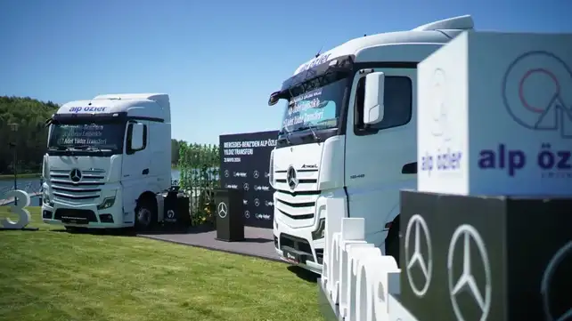 Alp Özler Lojistik, Araç Filosunu 153 adet Mercedes-Benz Actros ve Atego ile Genişletti